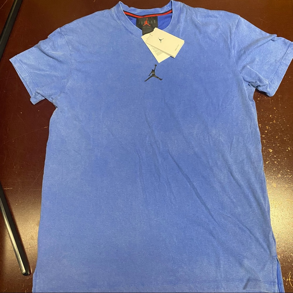 Nike Mens Blue Air Jordan Jumpman Dri Fit DA2694-405 T Shirt sz S M XL